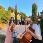 Wedding violinist Italy Tuscany string quartet harp Italian musicians Francesca violin