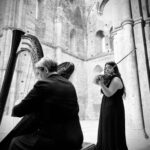 Wedding violinist Italy Tuscany string quartet harp Italian musicians Francesca violin