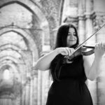 Wedding violinist Italy Tuscany string quartet harp Italian musicians Francesca violin