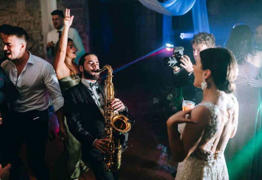 Sax DJ duo for weddings in Italy, private and corporate events - Lorenzo Perracino