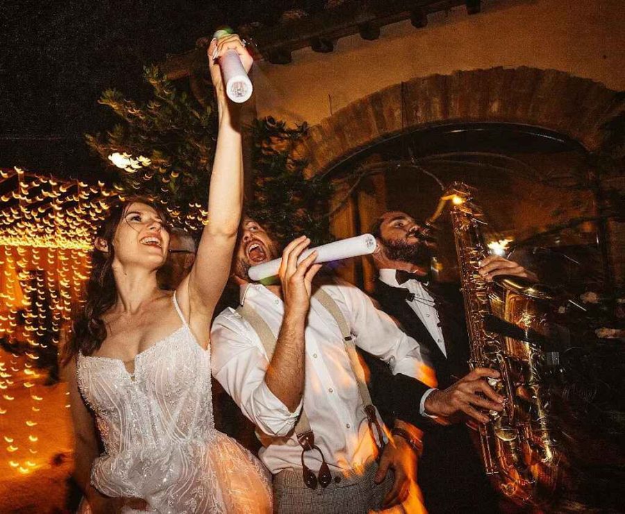 Sax DJ duo for weddings in Italy, private and corporate events - Lorenzo Perracino
